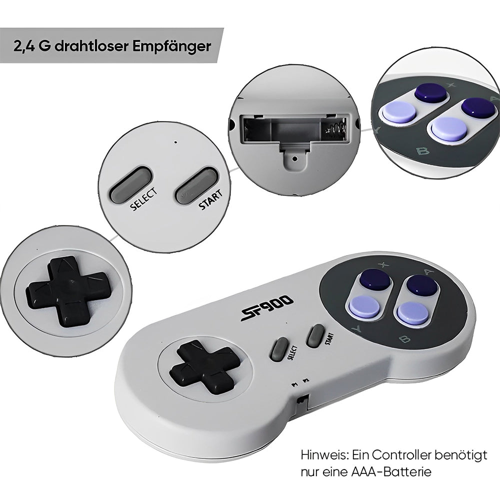 HD spillkonsoll med integrerte 926 spill