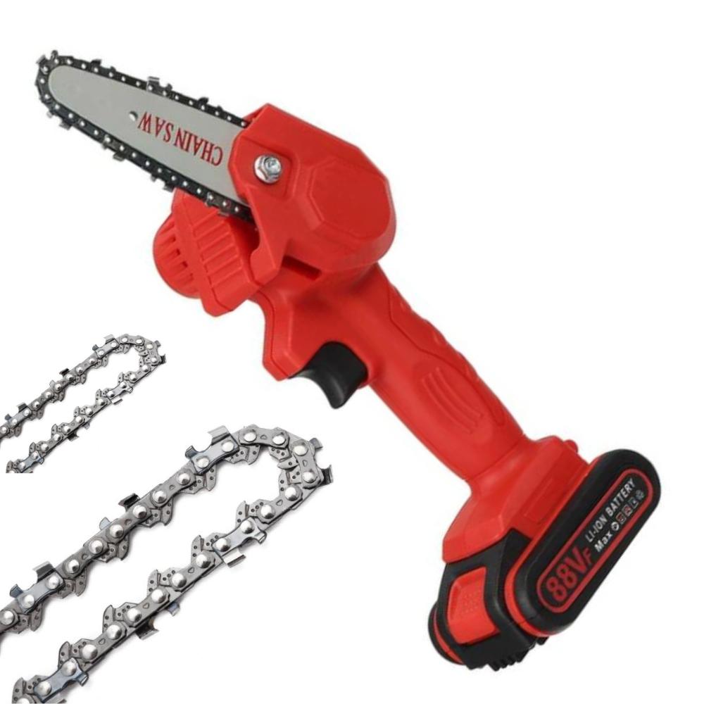 HandyPRO Battery-Powered Electric Chainsaw | Efficient and fast cutting and sawing!