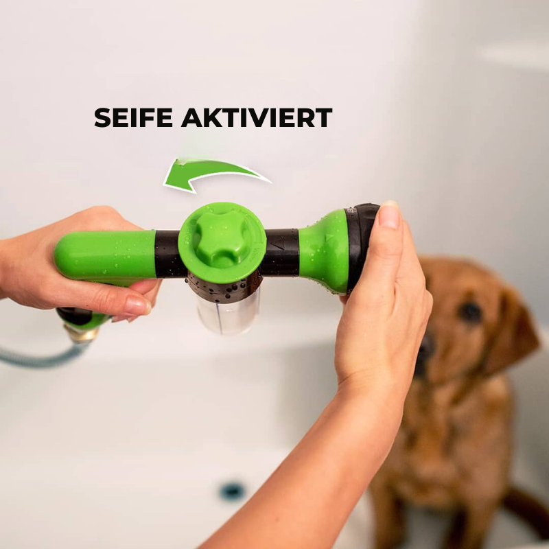 Norvo | Dusj: Høytrykk, Justerbar Og Skumfôret For Enkel Hundebading.