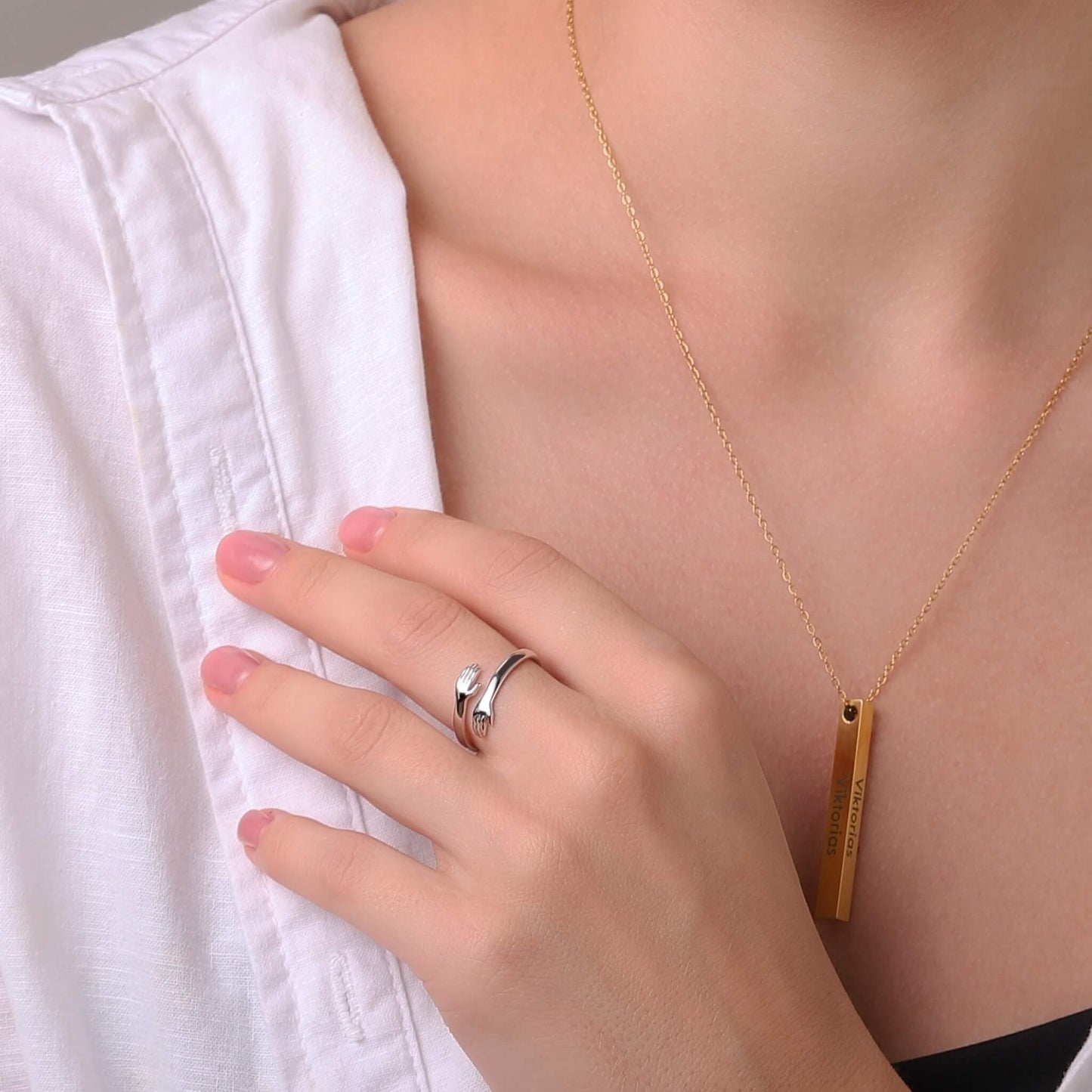 Norvo | Jewelance Hugring: Justerbar Klem Stil Lovering
