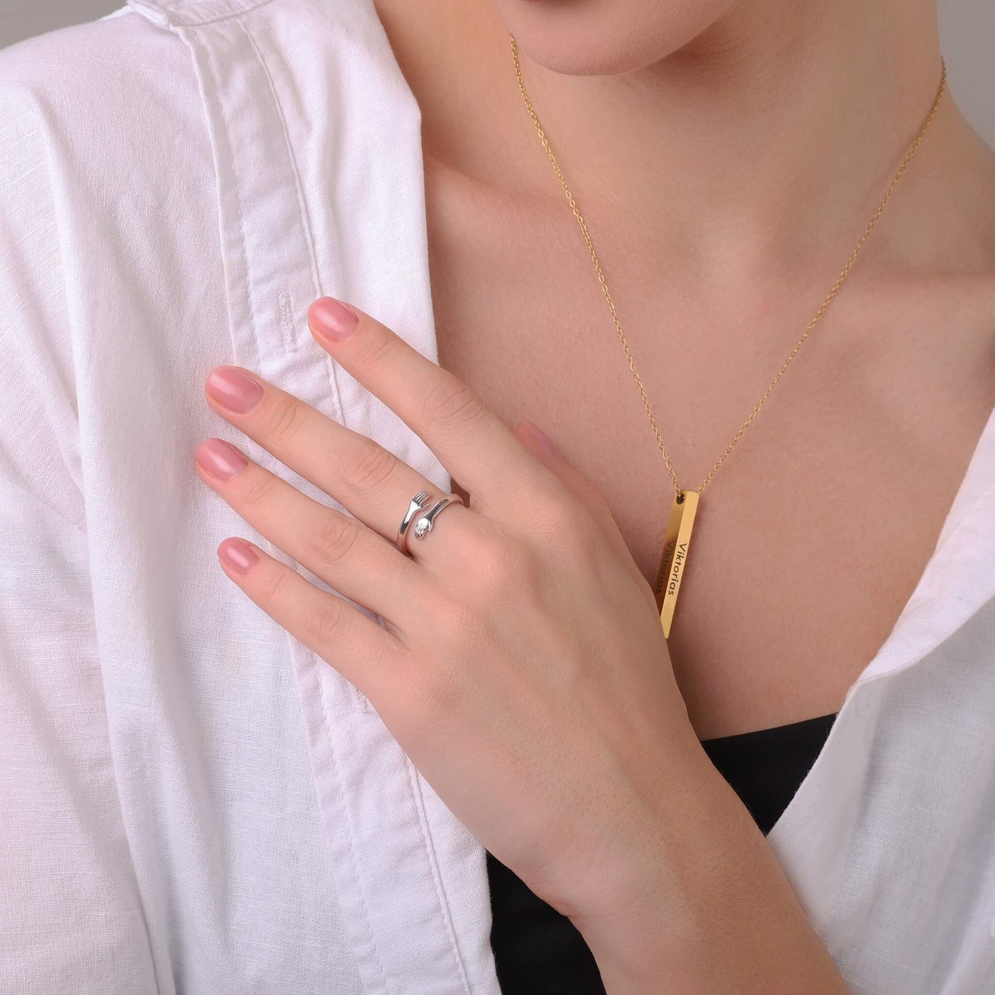 Norvo | Jewelance Hugring: Justerbar Klem Stil Lovering