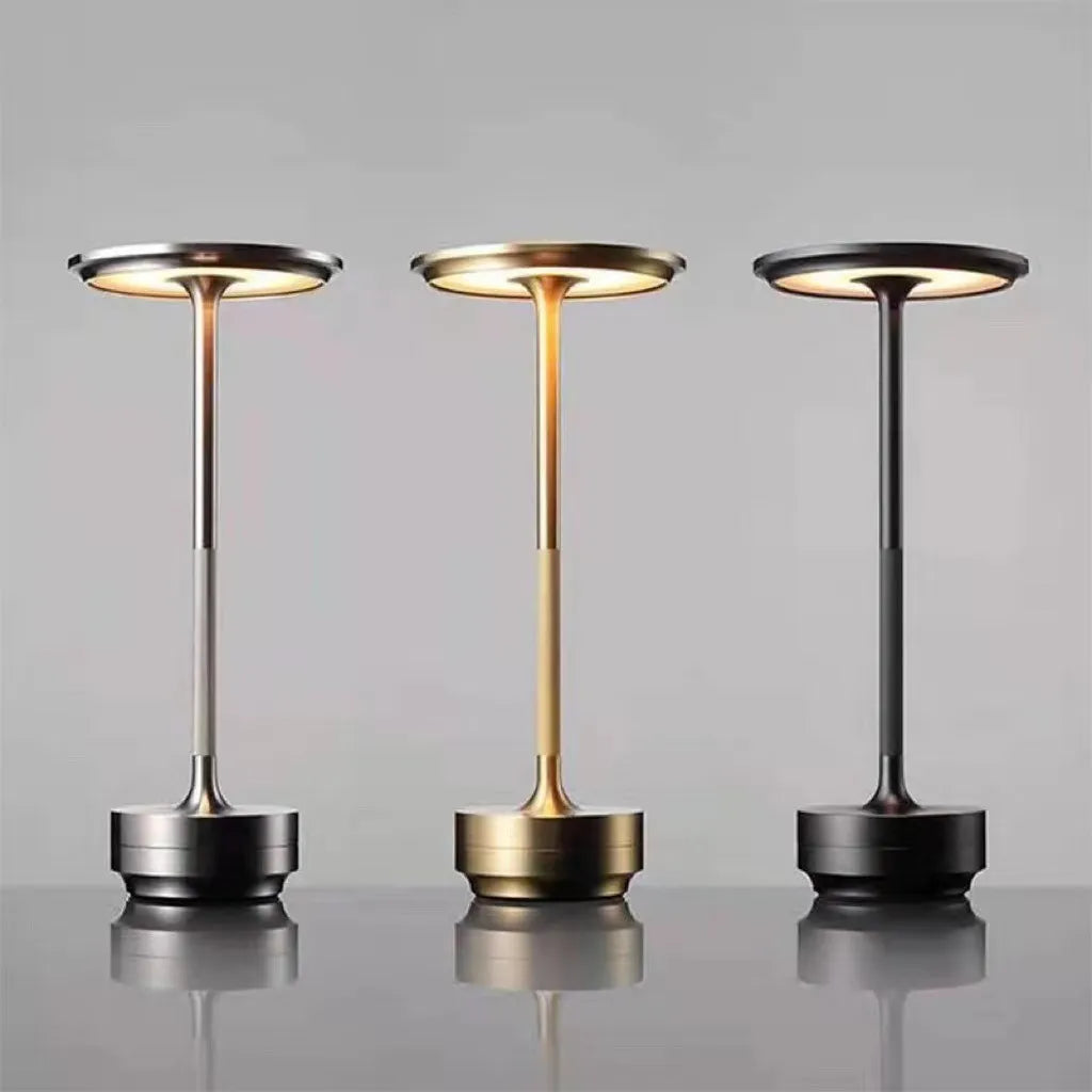 Dimmbar industriell stil bordlampe – Justerbar LED-lampe for stue og kontor