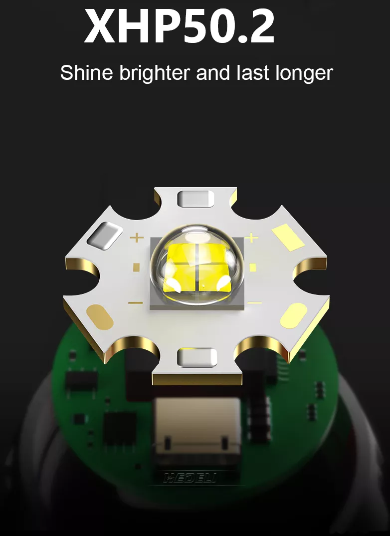 Norvo | LED Lommelykt | Oppladbar Lommelykt