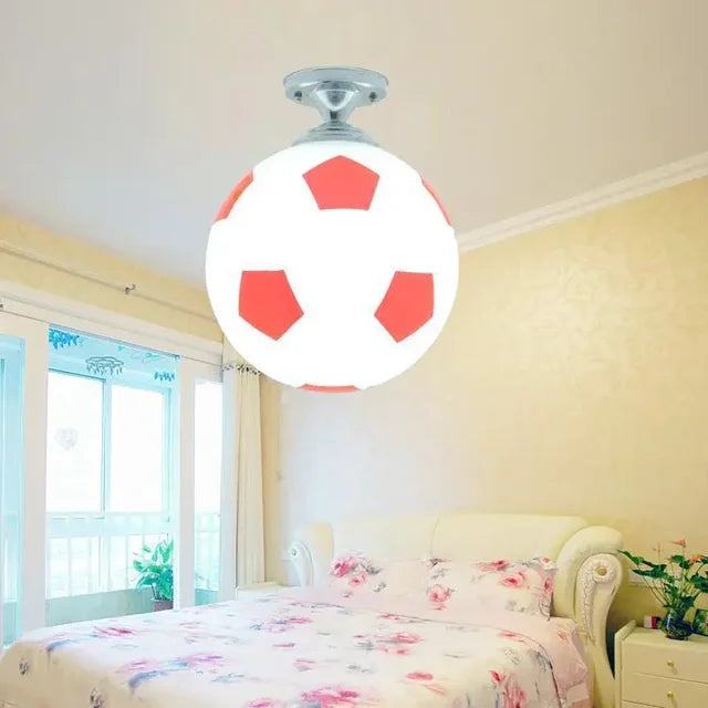 Norvo | LED taklampe med kule-design - barneromslampe med glasskule