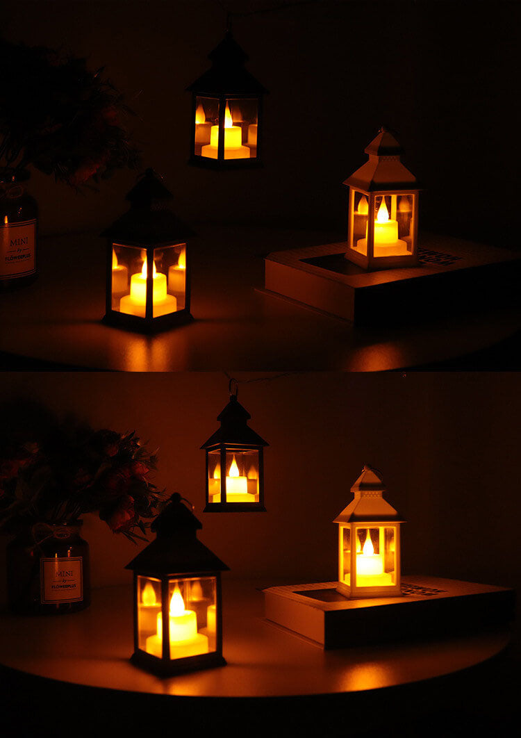 Norvo | Halloween Horror Flame Lantern LED Bordhengende Dekorasjoner Lampe