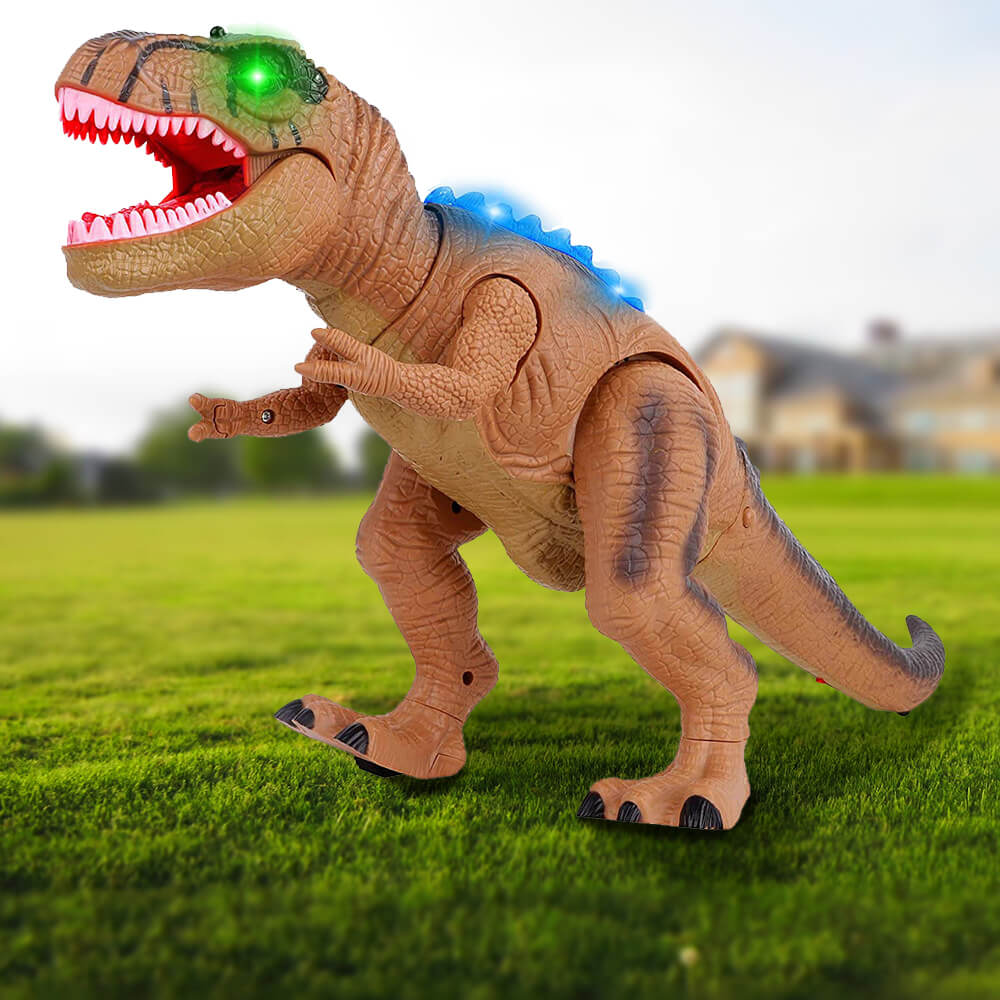 Kontroller T-Rex dinosaurer med LED-belysning