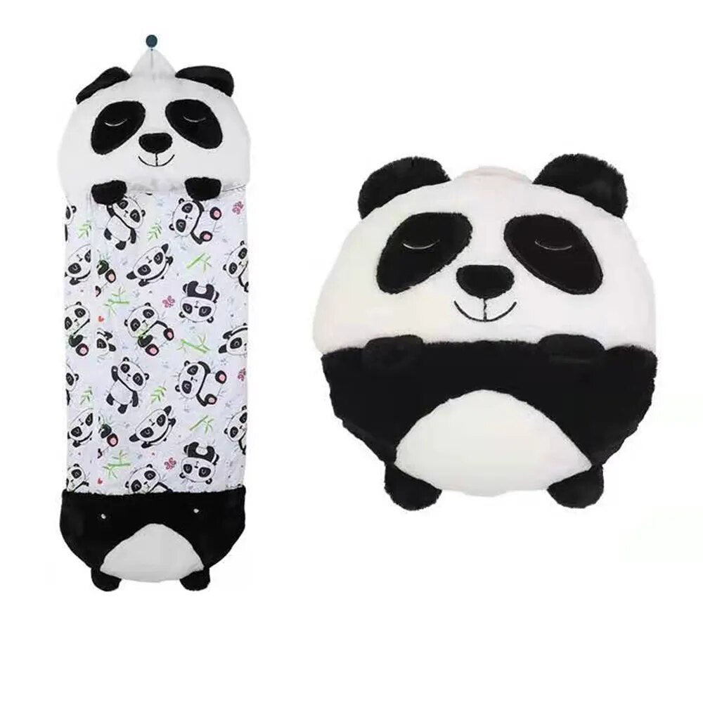 Plush leketøy og sovepose i ett for varme, trygge netter
