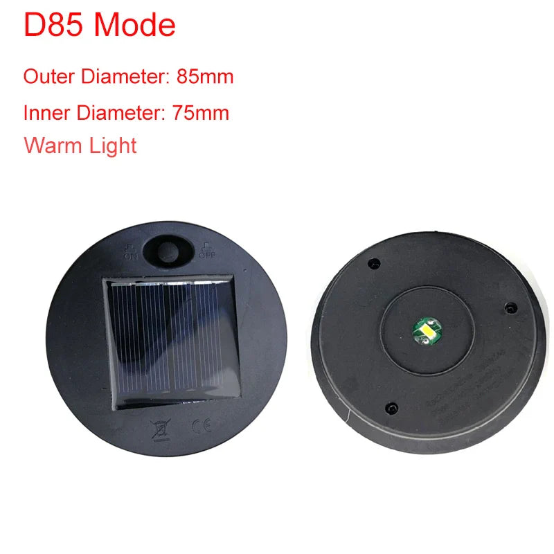 Norvo | LumiDeck Sollys Lyskilde Streng | Vanntett & Lyskontrollert | For Glassdekor & Hagebelysning