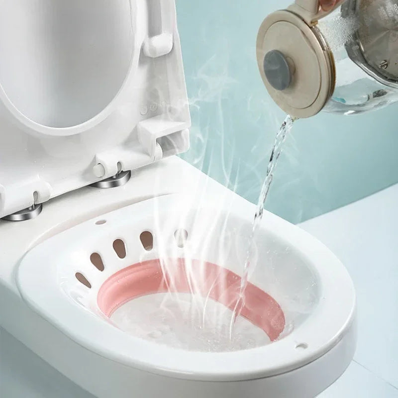 Norvo | Sammenleggbart bidet-badekar - Komfortabel sittebad for gravide kvinner, eldre mennesker, fødselspasienter og toalettmedisinskyllingstilbehør