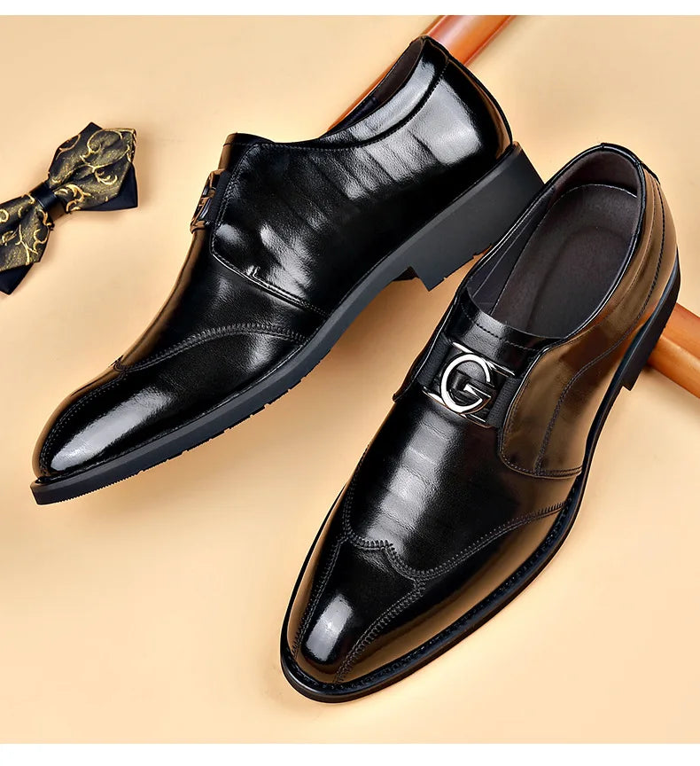 Norvo | Herres Lærersko Stilige Herresko Spiss Oxford Bryllup Lærers Herredressko Gentleman Kontorsko
