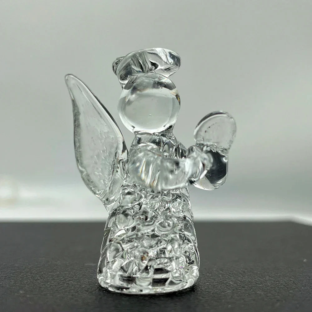 Norvo Angel Hjem Decor Husholdningsglass ornamenter Krystall Høy Transparent Kjærlig Romdekorasjon Tilbehør Engros