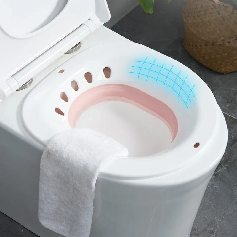 Norvo | Sammenleggbart bidet-badekar - Komfortabel sittebad for gravide kvinner, eldre mennesker, fødselspasienter og toalettmedisinskyllingstilbehør