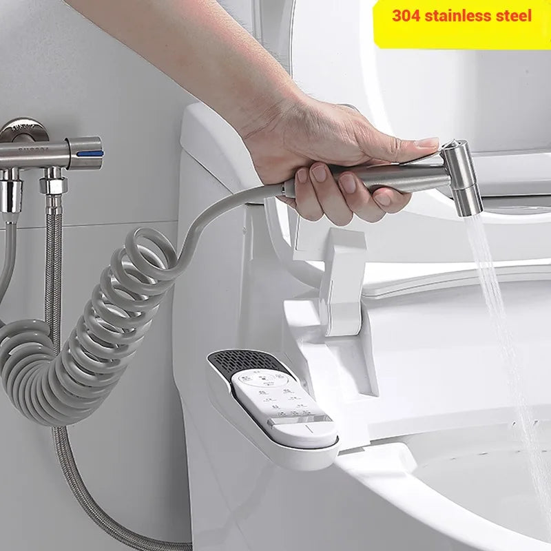 Norvo | 304 rustfritt stål håndholdt bidet sprøytesett - selvrennende dusjhode for toalett bidet kran - hygienisk sprøytepistol