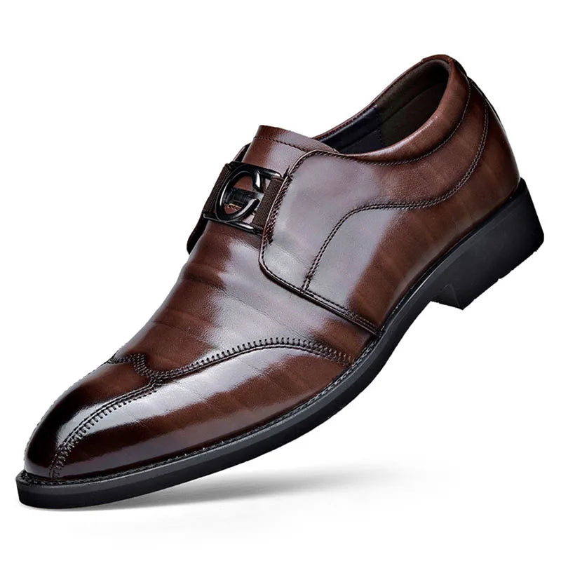 Norvo | Herres Lærersko Stilige Herresko Spiss Oxford Bryllup Lærers Herredressko Gentleman Kontorsko