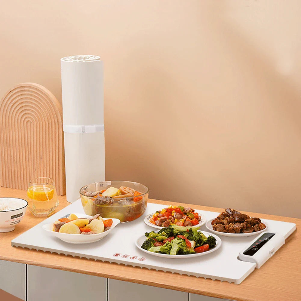Norvo | Elektrisk Varmholdingsplate – Justerbar Temperatur Smart Silikon Varmeplate for Fester og Familiebegivenheter