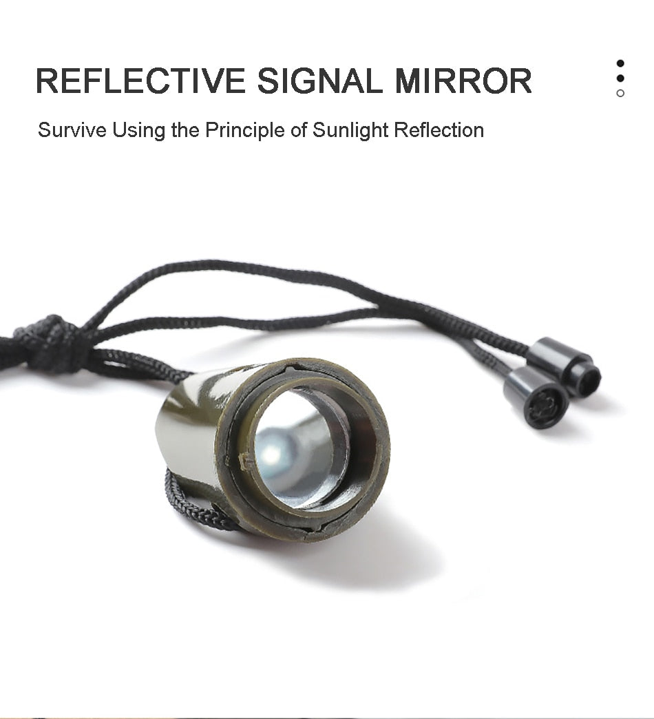 Norvo | 7i1 Bærbar Overlevelse Utendørs Camping Verktøy