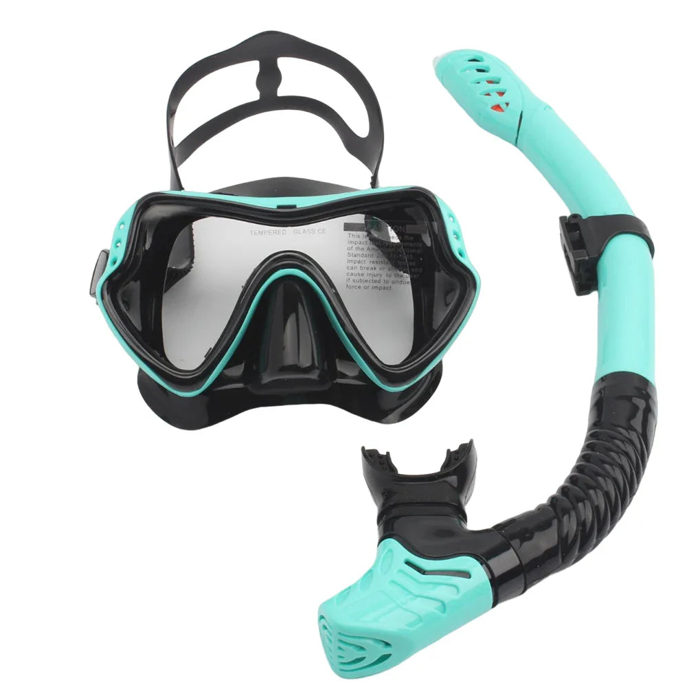 Norvo | Voksen Unisex Snorkling Dykkermaske Sett med Briller