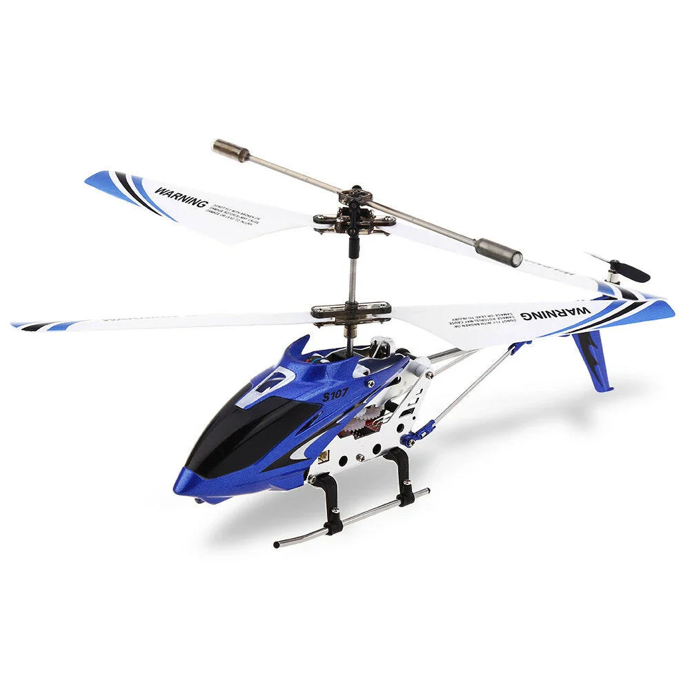 Norvo | Uknuselig 3.5CH RC Helikopter Mini RC Helikopter med Gyro Karmesinrød
