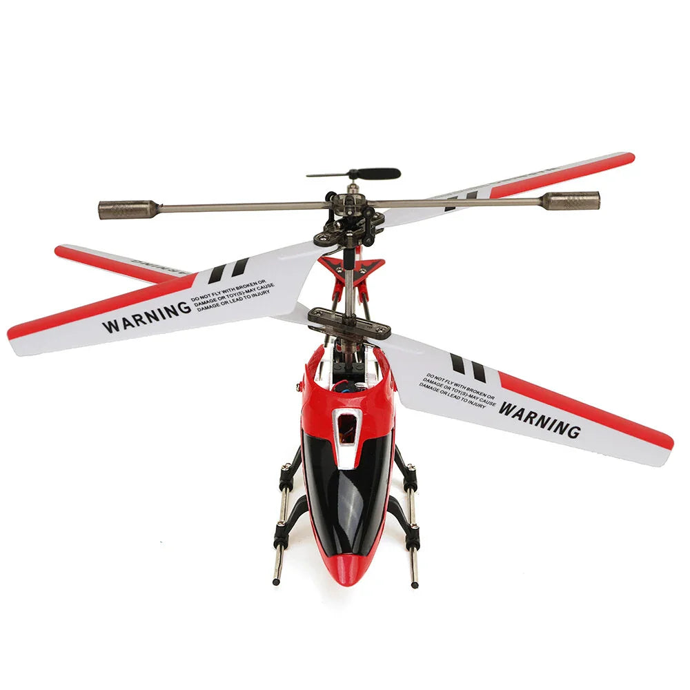 Norvo | Uknuselig 3.5CH RC Helikopter Mini RC Helikopter med Gyro Karmesinrød