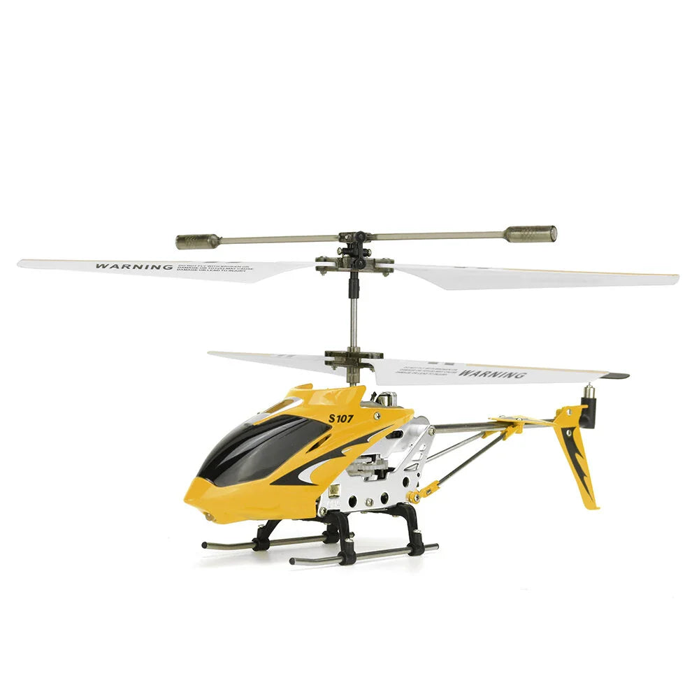 Norvo | Uknuselig 3.5CH RC Helikopter Mini RC Helikopter med Gyro Karmesinrød