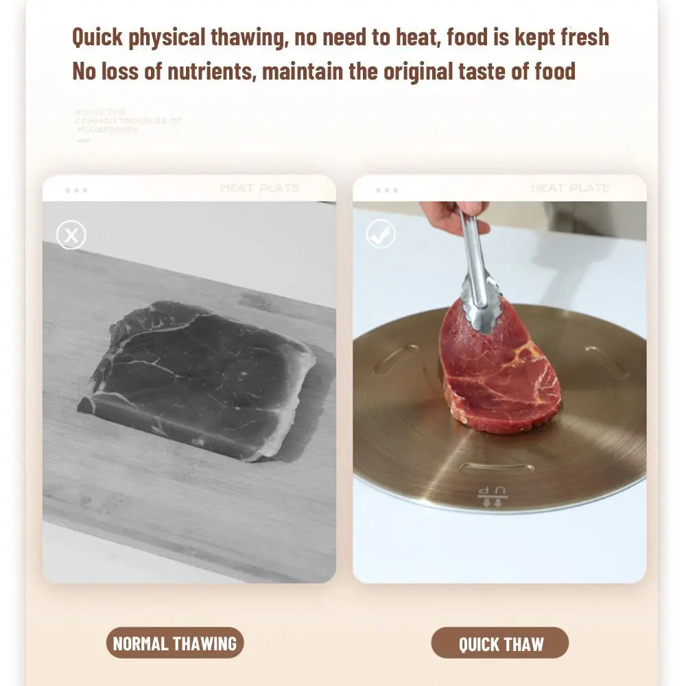 Norvo | Rustfritt stål varmeledningsplate – Induksjonskok plate varmefordelingsring, kokeskjerm-tilbehør