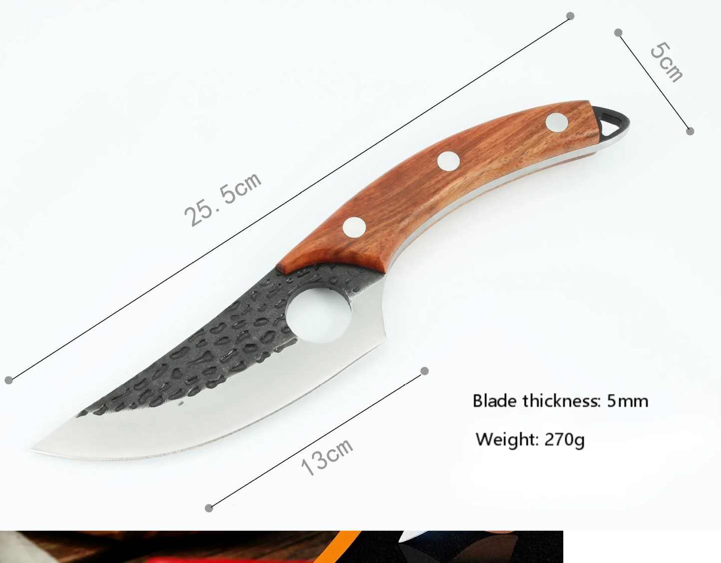 Norvo | Sandsberg Matsato Kniv - Skarp Allround - Perfekt for Kokkene & Hjemmekoking