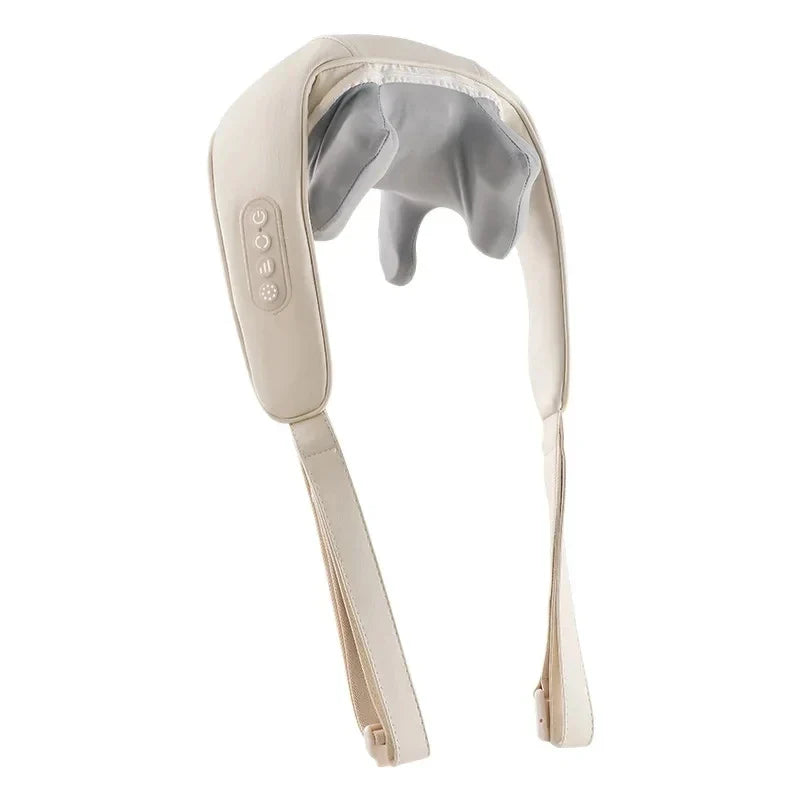 Norvo | Skulder- og nakke-massasje RelaxaShawl | 26W BLDC eltemassasje med varmefunksjon | Trådløs og oppladbar