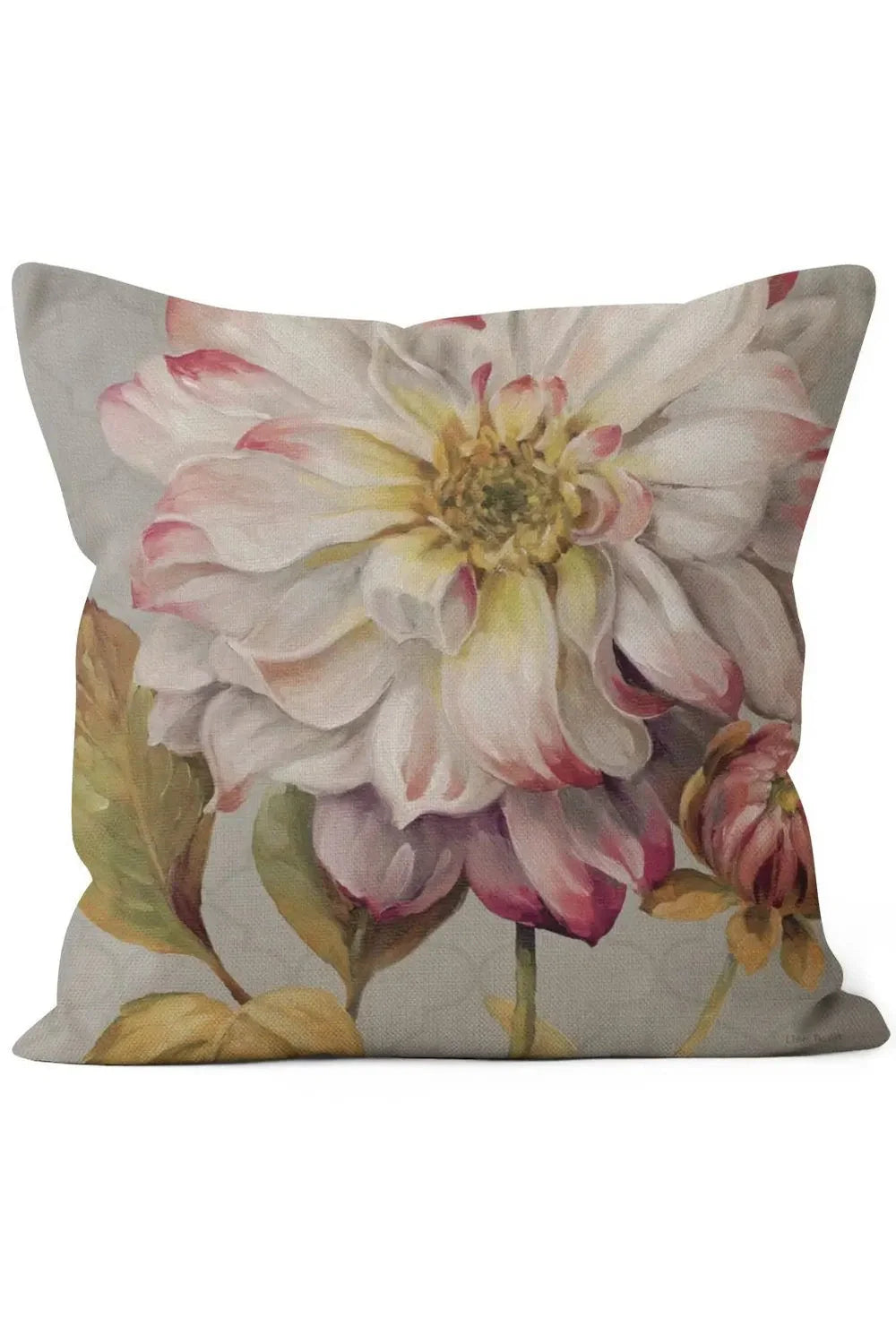 Rosa Blomst Dekor Putetrekk