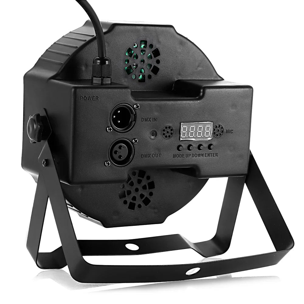 Norvo | 36W RGB LED Scenelys - Profesjonell DMX512 Stemmekontroll Disco Lys for KTV Bar Fest DJ, dekorativ effektprojeksjon