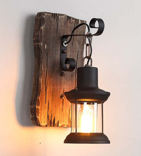 Norvo | Vintage industrivegglampe i retrostil – Rustikk vegglampe for loft, kafé og stue