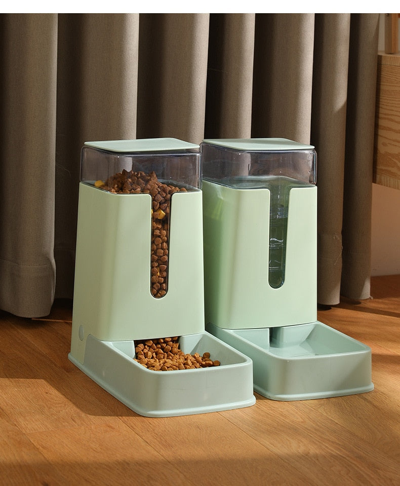 Norvo | Pet Bowl Automatisk Mat- og Vanndispenser