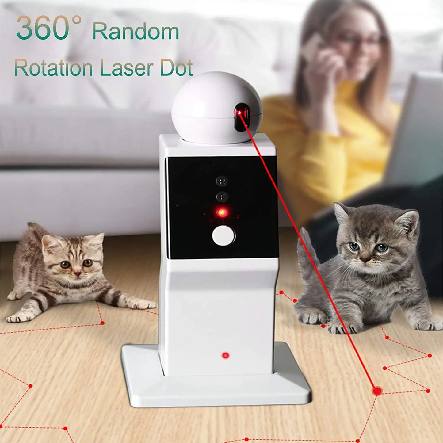 Norvo | Laser – Automatisk Kattelek Laser Toy
