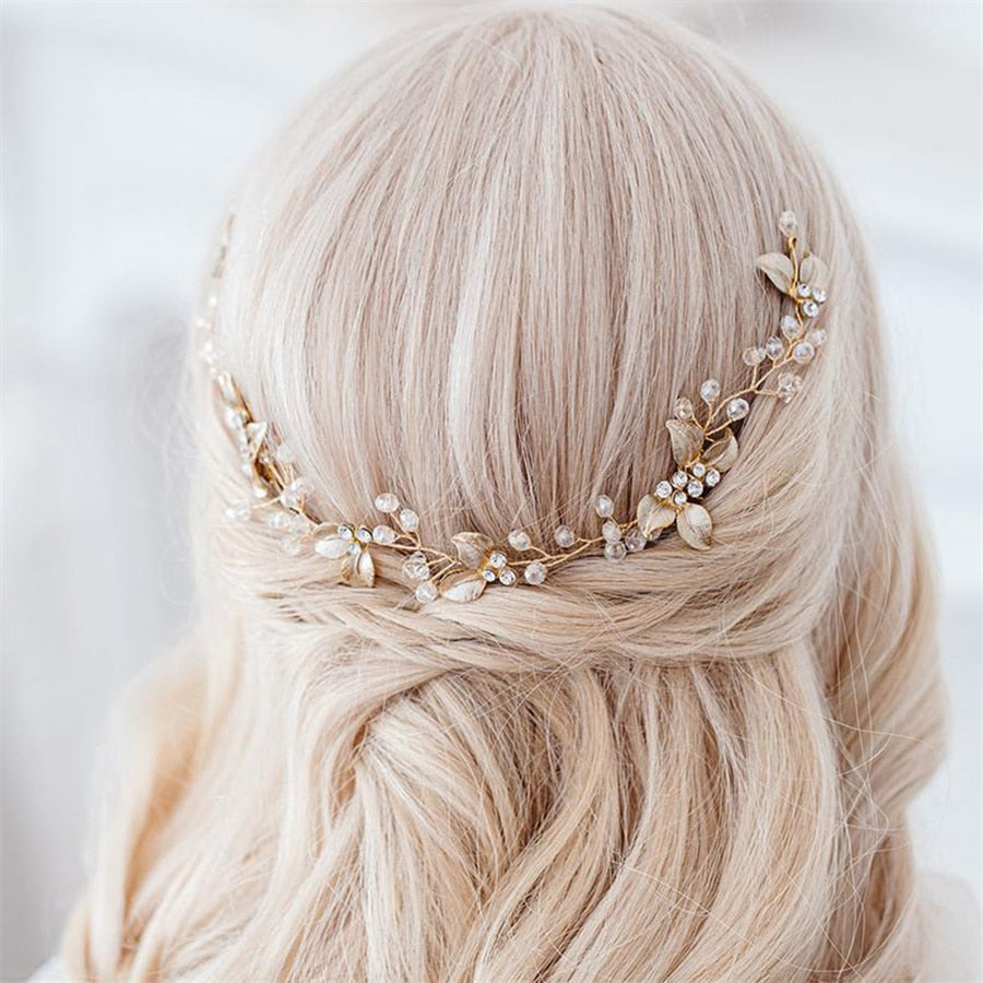 Norvo | Crystal Pearl Bryllups Hårtilbehør Sett