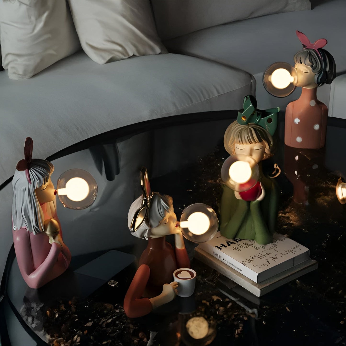 BubbleGlam Luxe Belysning – Stemningsskaper med Elegant Bobledesign