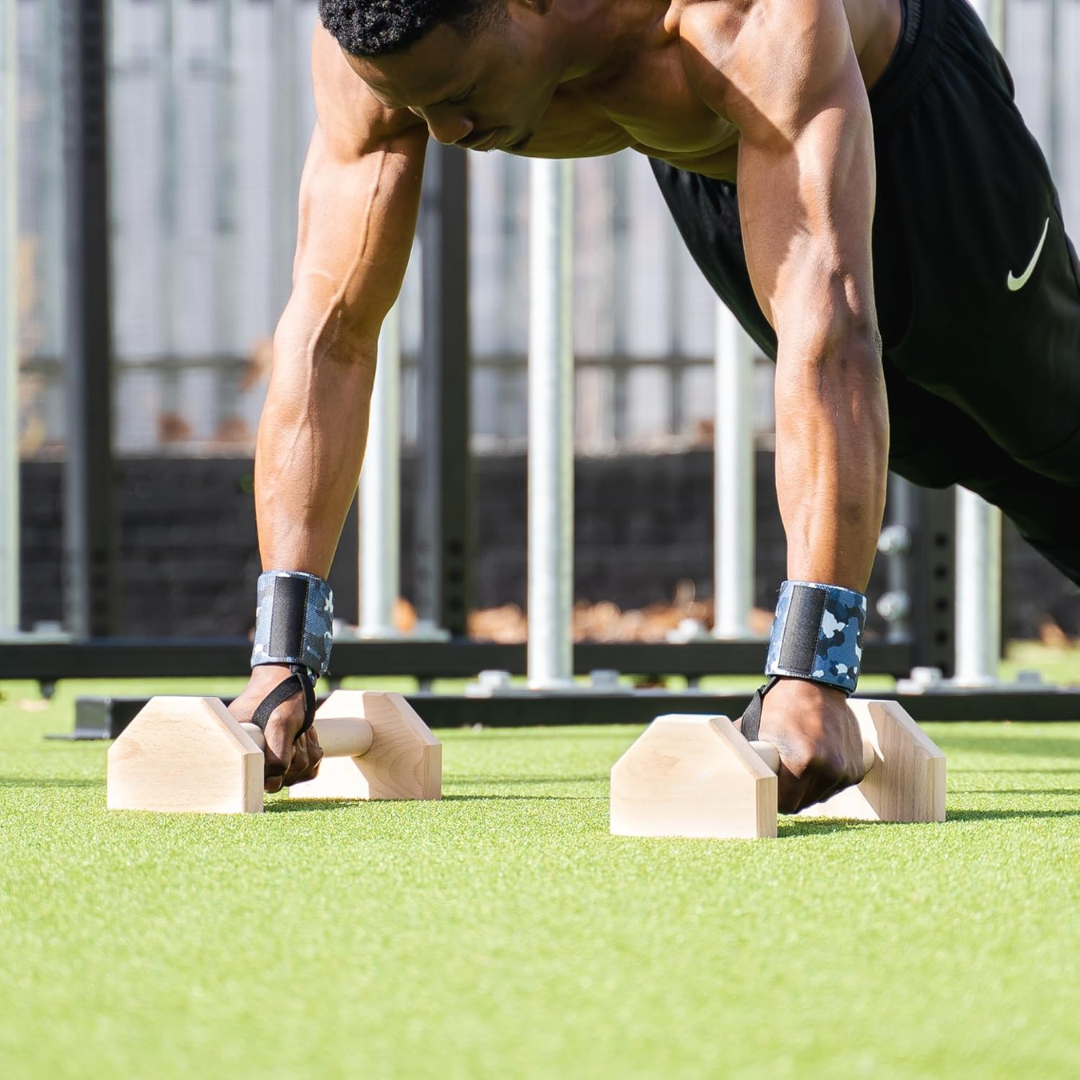 Calisthenics PowerBars – Kraftige Tre Push-Up Støtter
