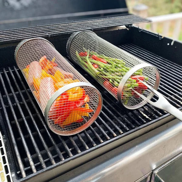 Norvo | Grill Spin - Rullbar Grillkurv (1+1 Gratis)