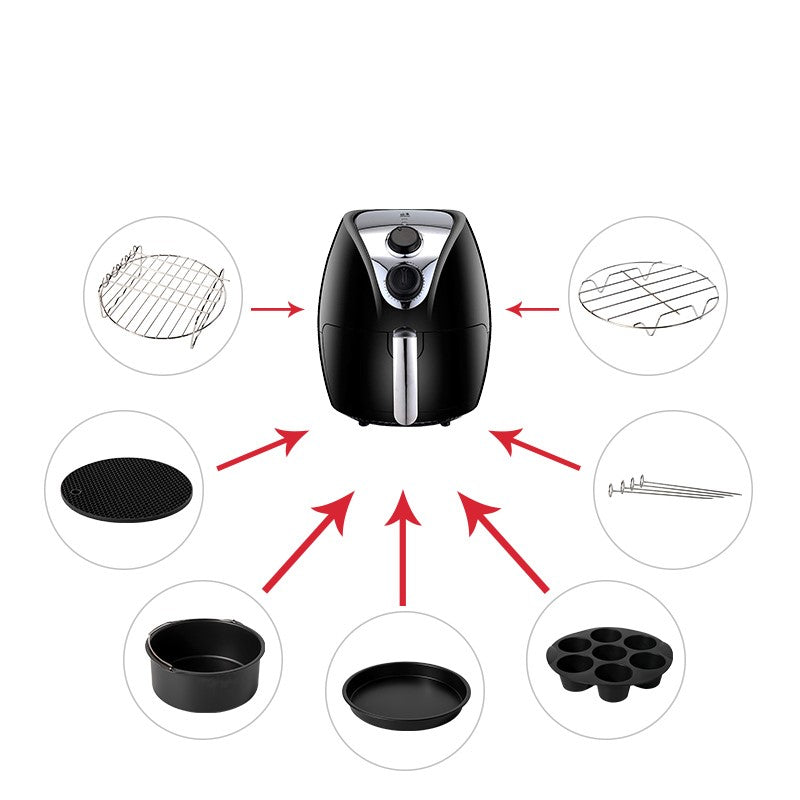 Norvo | Air Fryer Tilbehørsett | Ubegrenset Matlaging Og Baking