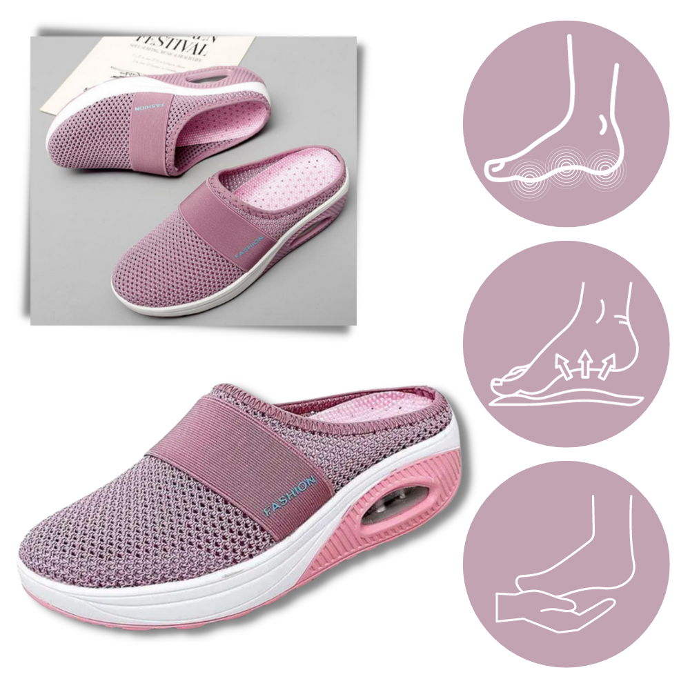 Diabetiske slip-on-sko med luftpute