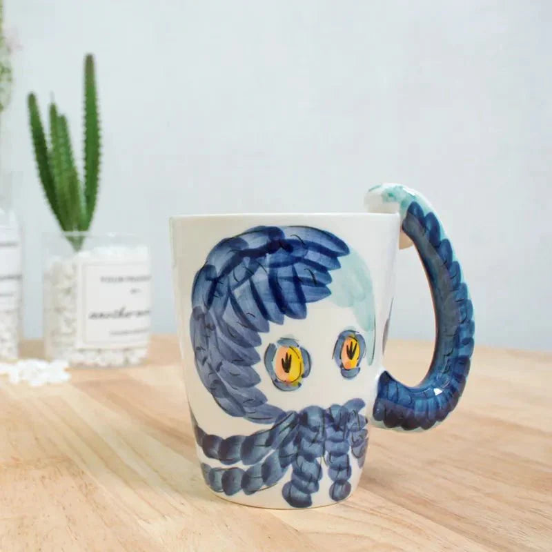 Kaffe kopp formet som dyr og dinosaur