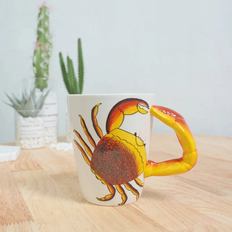 Kaffe kopp formet som dyr og dinosaur