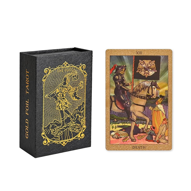 Oppdag den mystiske verden av Tarot Gold Foil Tarot