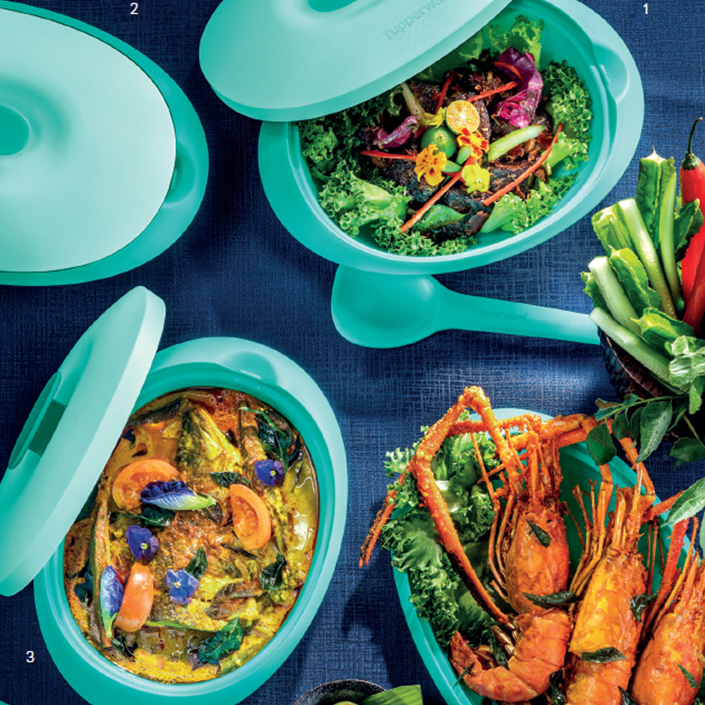 Norvo | Tupperware Blossom Mikrobølgeovn-servise