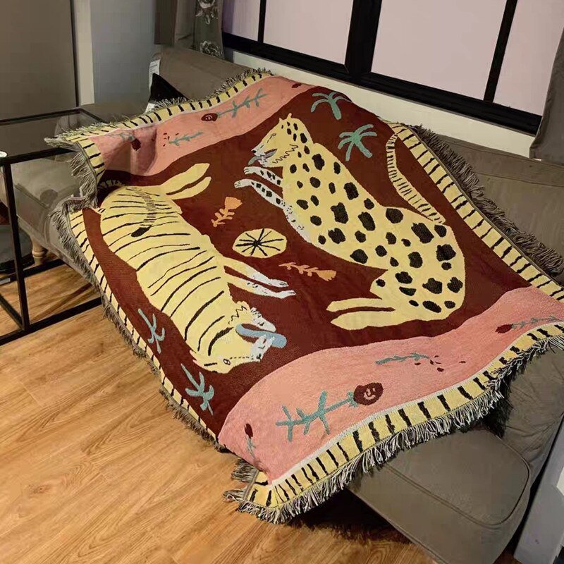 Norvo | Boho Stil Strikket Teppe