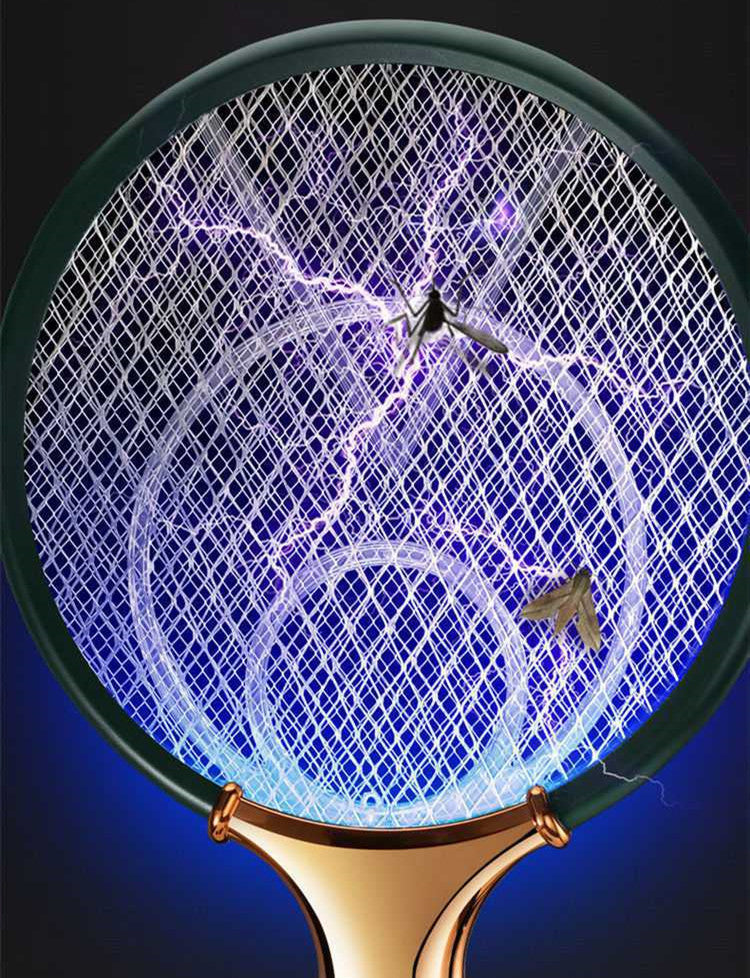 Norvo | Elektrisk myggnett racket 2 i 1