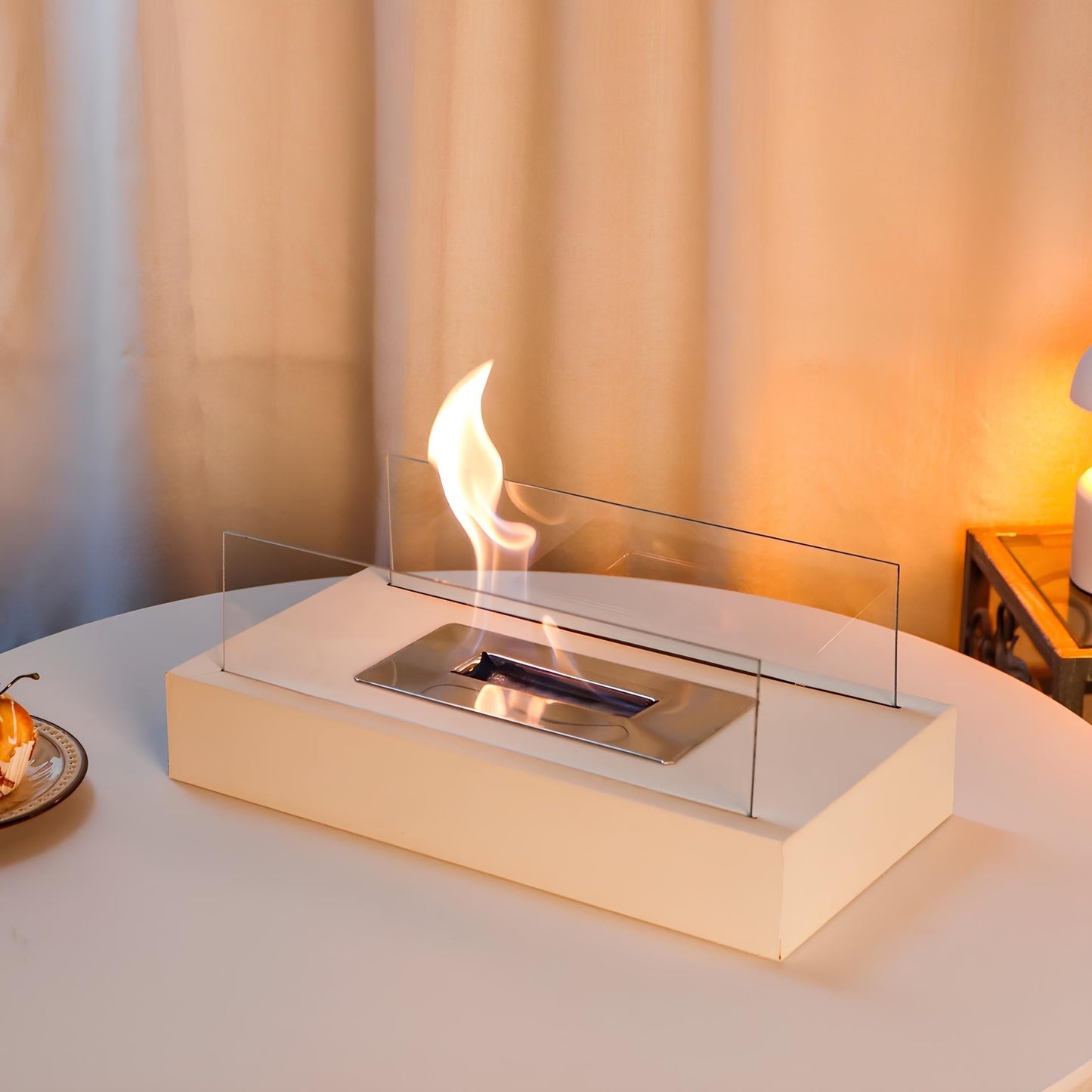 FireGlow – Luksus Bordpeis for Innendørs & Utendørs