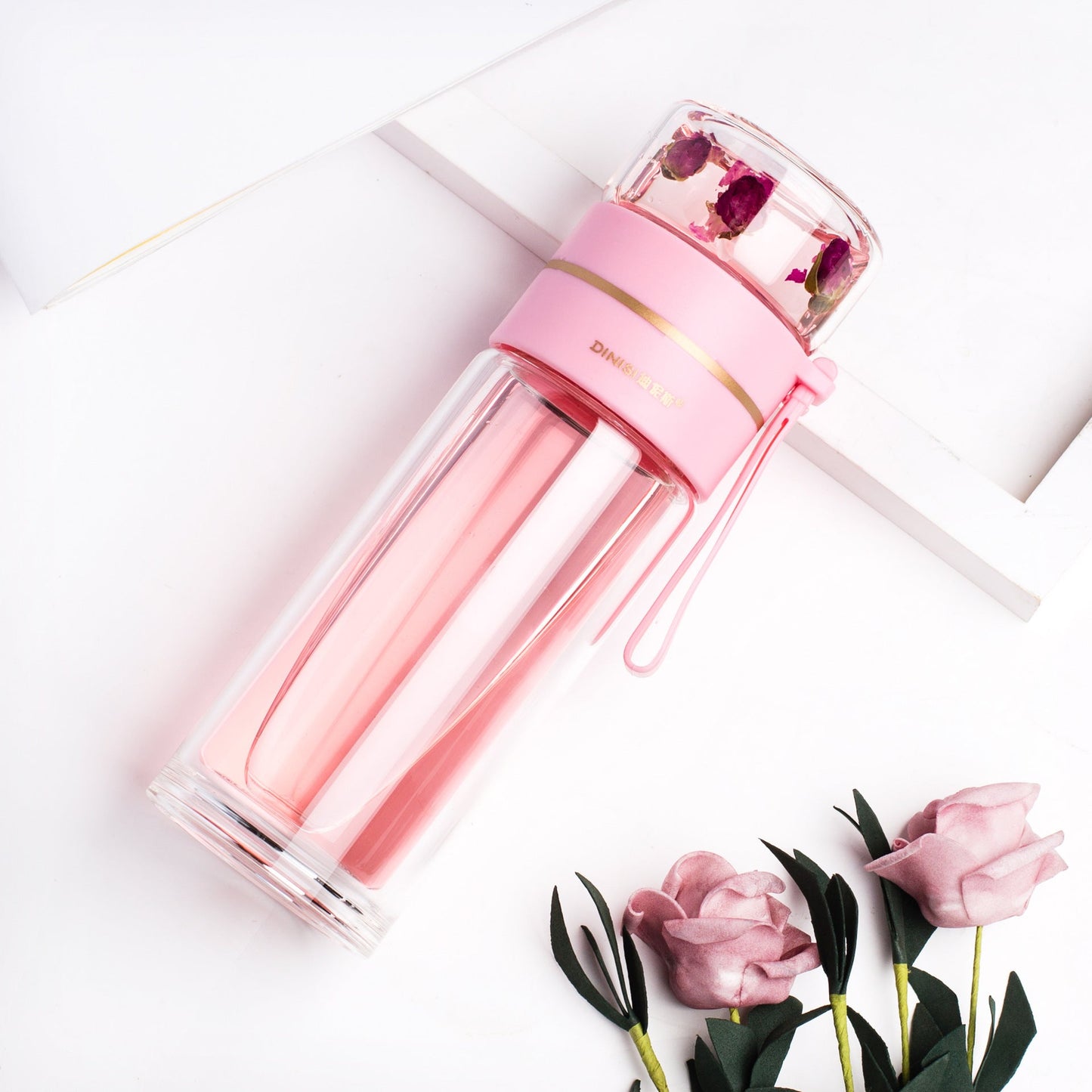 Norvo teinfuser i krystallklart glass