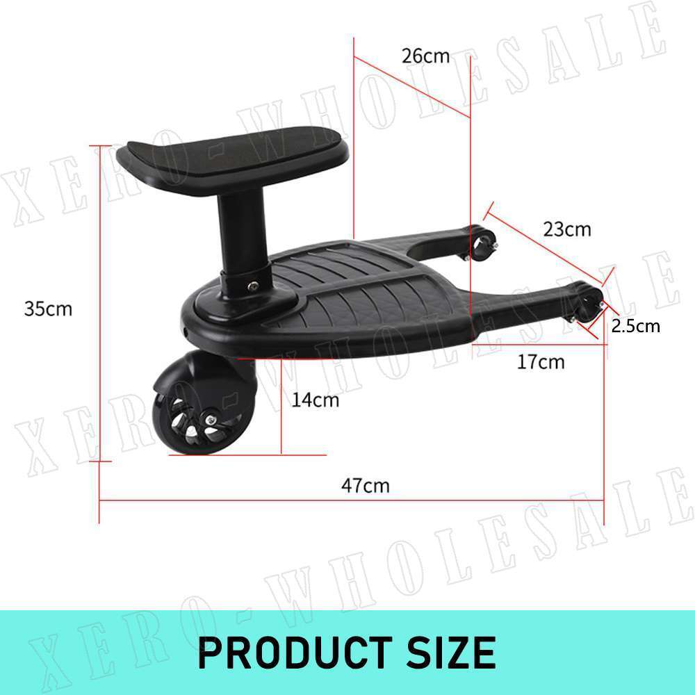Norvo | Barnevogn Step Board Sit Stand Connector Festet for Småbarn å Ritte