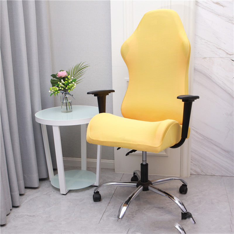 Stretch Stoff Gaming Stol Trekk Armstøtte Sving Stol Sete