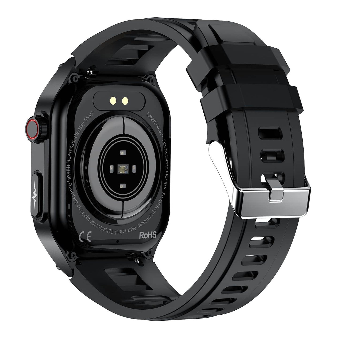 Norvo | Amoled Slim Blodglukose Utendørs Ecg/Ekg Bluetooth Anrop Helsemåling Smartklokke