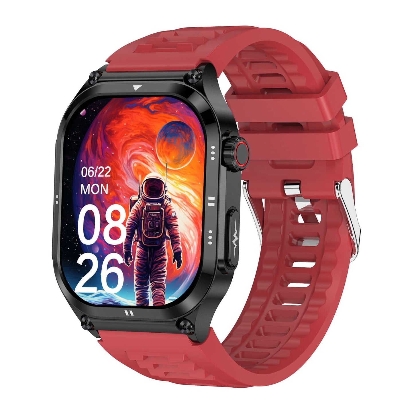Norvo | Amoled Slim Blodglukose Utendørs Ecg/Ekg Bluetooth Anrop Helsemåling Smartklokke